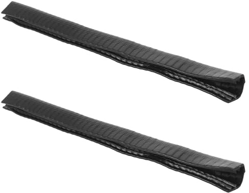 VICASKY 2 Stück Skateboard Schutzschienen 22cm Rippenknochen Unterfahrschutz aus Robustem Gummi für Longboards und Erwachsene Stoßfeste Kantenschoner für Street Park und Rampen