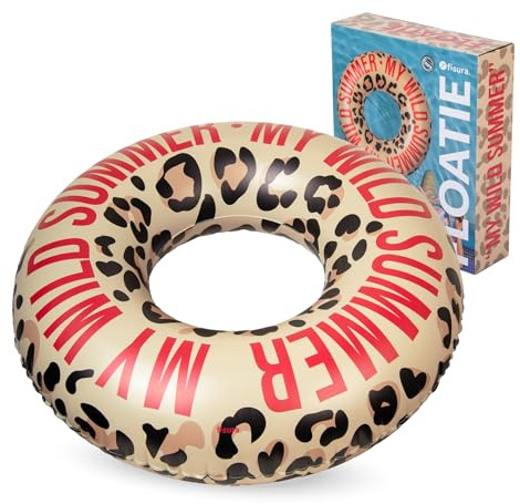 Fisura – Flotador Hinchable Original. Flotador 120 cm con válvula de Seguridad para inflado y desinflado rápido. Anillo de natación Piscina o Playa.
