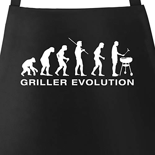 MoonWorks Grill-Schürze für Männer Griller Evolution schwarz unisize