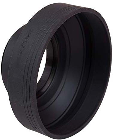 Caruba Rubberen ZConnecap 3 in 1 62 mm 6,2 cm schwarz – Schutzkappen für Objektive (6,2 cm, rund, universal, schwarz)