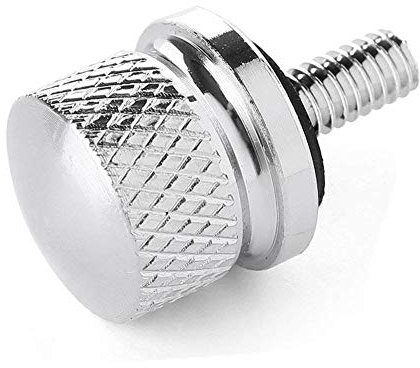 XZANTE Bouchon a Vis et Boulon Siège en Aluminium Chromé a Billettes pour Harley Davidson