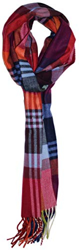 Ted & Jack – Ted's klassischer karierter oder karierter Herbst- und Winterschal, Braun und Grau kariert, Einheitsgröße