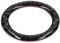 kwmobile Ringrahmen für Start/Stopp-Knopf kompatibel mit BMW 3er Serie E90/E91/E92/E93 - Flexibler und dekorativer Carbon-Ring - Carbon