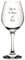 Personalised Engraved Wine Glass - with Up to 4 Lines of Customised Text to Personalise