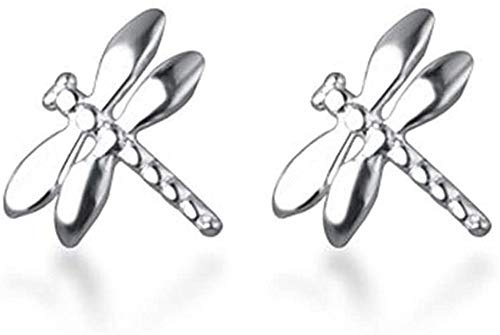 Zierliche Libelle Winzige Ohrstecker S925 Sterlingsilber für Frauen Mädchen Minimalistisch Niedliches Insekt Kleiner Knorpel Ohrring Ohrstecker Zarter Schmuck Geschenke Hypoallergen