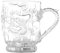 GUMEI Lowral Glasses Tasse à Bière, Dragon LED Inductive Rainbow Color Flashing Light Glow Tasses