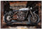 Wandbild Motorcycle 60 x 40 cm Metallbild 3D-Bild Relief Unikat Handmade Motorrad Motiv