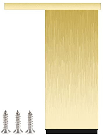 CWYP-038 Pied Carré Réglable pour Meuble, Doré, Aluminium, 35cm, Lot de 4