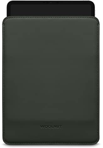 WOOLNUT Matte PU Folio Cover Case für iPad Pro 11 Zoll & iPad Air 11 Zoll (M2, M4, 2024) - Perfekte Passform - Grün - Kompatibel mit iPad 10,9-Zoll und iPad Air der 6. Generation.