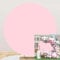 Bovlleetd 200cm Rose Rond Toile de Fond Rose Pur Anniversaire Romantique Mariage Cercle Tir Fond Tissu pour Proposition Scène Baby Shower Décoration Photographie Studio Props
