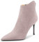 Saekcted Donna Spillo Alto High Tacco Heel a Punta Stivaletti Classico Slip-on Ufficio Feste Stivali 10 CM Heels Beige Scamosciato 38 EU