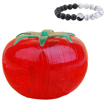 3D-Kristall-Puzzle, Kristall-Puzzle, für Puzzler ab 16 Jahren (Tomaten)