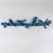 YLWX Porte-Manteau 3D en Forme D'oiseau Crochet Décoratif Mural en Résine for Porte-Monnaie Porte-clefs dans La Cuisine du Vestiaire Manteau Crochets (Color : Bleu, Size : 4)
