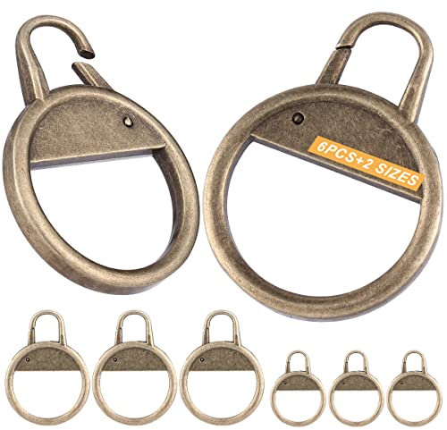 1 one enjoy Tiralampo per Cerniera,Cerniera Lampo Linguette in Metallo per Riparazione Zip per Scarpe Bagagli valigie Borsa Giacca (Bronzo)