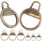 1 one enjoy Tiralampo per Cerniera,Cerniera Lampo Linguette in Metallo per Riparazione Zip per Scarpe Bagagli valigie Borsa Giacca (Bronzo)