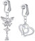 Mayhoop Fake Bauchnabelpiercing Clip On Bauchnabelpiercing Chirurgenstahl Falsch Bauchnabel Ring Bauchpiercing Herz CZ Schmetterling Klemme Bauchring Kein Piercing Schmuck 2 Stück