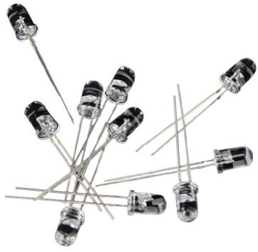PYNQ 10pcs 5mm IR LED Infrarouge Light Emitting Diode