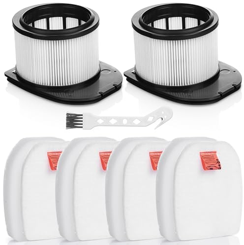 Sansoak Replacement Filter IZ400 IZ420 for Shark Stratos DuoClean Cordless Stick Vacuum Cleaner IZ400UK IZ400UKT IZ420UK IZ420UKT, 2 Hepa Post Motor and 4 Foam & 4 Felt Filters