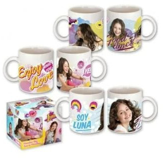 Mugs et tasses à café Soy Luna Disney - Arlis - Céramique ou Porcelaine - Tasse ronde - Novelty - 8x9.5cm