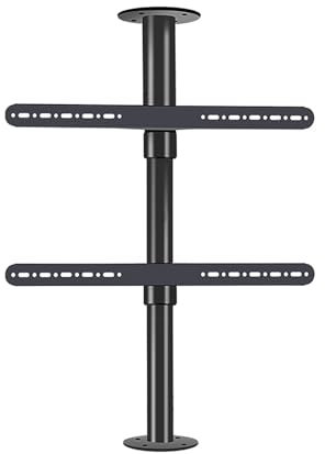 TV Wall Mount - Height Adjustable TV Stand And Wall Mount, LCD TV 360 Degree Rotating Floor Frame, Swivel Partition Wall TV Rack Swivel Base Cabinet, Suitable For 32-75 Inch LED Display ( Size : 109.5