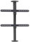 TV Wall Mount - Height Adjustable TV Stand And Wall Mount, LCD TV 360 Degree Rotating Floor Frame, Swivel Partition Wall TV Rack Swivel Base Cabinet, Suitable For 32-75 Inch LED Display (Size : 109.5