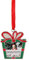 MilyaDE Weihnachtsbaumschmuck Anhänger Geschenkbox-Form mit eigenem Bild, Christbaumschmuck Anhänger Personalisierte Selbst Gestalten 4,5 * 4,6cm