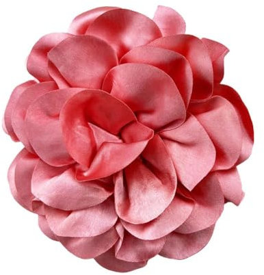 Pessrrtewg Broche délicate en forme de fleur de camélia en soie, délicate et élégante, faite à la main, pour femme, fête de mariage, danse, banquet, costume, cérémonie, vêtements, accessoires