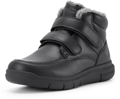 FitVille Winterschuhe Herren Extra Weit Winterstiefel Wasserdicht Schneestiefel Kurzschaft Stiefel Breit Rutschfeste Schuhe