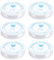 6 Rotoli Filo Elastico Trasparente per Bracciali, Filo di Nylon Elastico per Perline Collane Braccialetti Decorazione, 0,8 mm*8 m