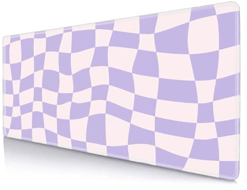 Schreibtischunterlage, kariertes Muster, großes Mauspad, Schutzunterlage, Schreibunterlage für Arbeit, Heimdekoration, Schreibtischunterlage, Gaming-Mauspad, große Mauspads für Büro, Computer, Laptop