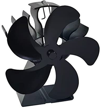 Ventilador de estufa con calor para quemar madera o regalar a su familia
