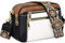 Farcauo Umhängetasche für Damen Herren Weiß Schwarz Braun Crossbody Bag Tasche Damen Umhängetaschen Taschen Gürteltasche Frauen Männer Schultertasche Damen Tasche Handtasche Mittelgroß Crossbody Bag