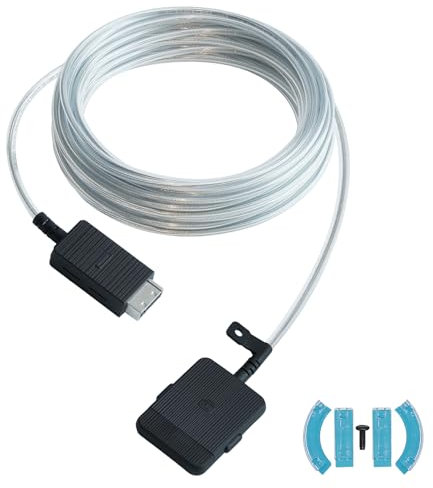 VG-SOCR15/ZA one Connect Cable Compatible with Samsung QLED 4K The Frame TV 15m/49ft fiber optics for QN43/50/55/65/75/85LS03RAF/LS03BAF/LS03TAF/LS03DAF