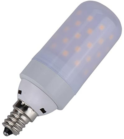 HuZhouChen E12 LED-Lampe 8W 1100 Lumen Nicht dimmbar 360° Beleuchtung AC90-265V(Cold white)