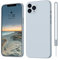 ORDA for iPhone 11 Pro Max Case Silicone for iPhone 11 Pro Max 6.5 Soft Gel Rubber Cover Ultra Slim Case Anti-Scratch Compatible with iPhone 11 Pro Max Phone Case Gray Blue