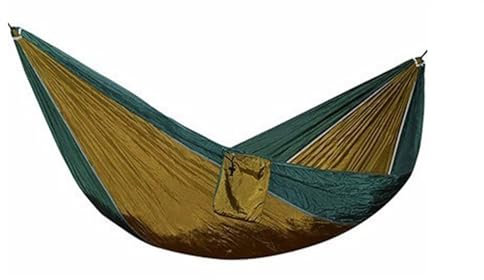 Hängematte Outdoor Camping-Hängematte für Einzelperson, 220 x 100 cm, tragbar, für den Außenbereich, Garten, Hof, Terrasse, Freizeit, Fallschirm-Hängematte, Schaukel, Reisen Camping Hängematten(Light