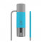 Cachimba Portátil EL-BADIA P1 24 cm – Shisha de Viaje Ultra-Compacta con Sistema Patentado de Almacenamiento de Manguera, Cazoleta de Cerámica Reversible & Manguera de Silicona (Pacific Blue)