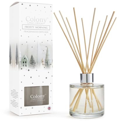 Colony Frosty Morning Reed Diffuser 200ml | Fresh Snowy Scent | Perfect for winter nights