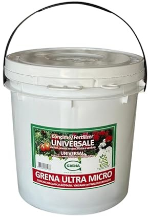 GRENA ULTRA Micro 10 KG Biostimolante Fertilizzante Concime Organico per piante, orto, frutta e verdura (5 kg)