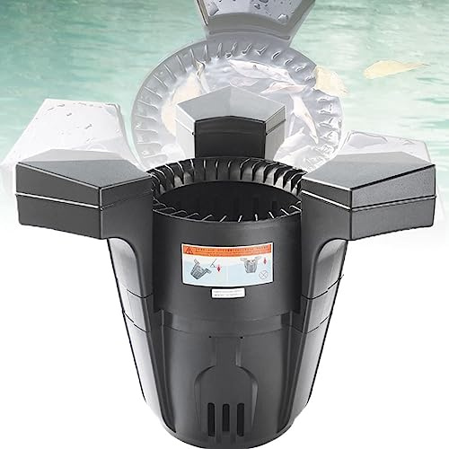 Pulitore automatico per piscine, skimmer galleggiante per laghetto, robot skimmer per piscina, estrattore di superficie della piscina, schiaritore e chiarificatore, skimmer galleggiante a ventosa per