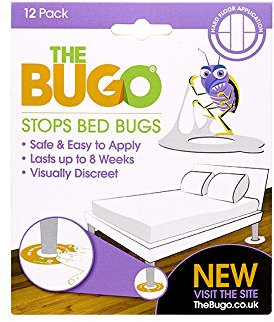 The Bugo 12 Pack Hard Floor Bed Bug Detector and Trap ideal for travelling or use in the home