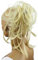 CAISHA XXL Haarteil Haargummi Daisy Dutt Hochsteckfrisuren Mit Geflochtenen Zöpfen Gewellt Kunstfaser Hitzebeständig DM17cm Platinblond G3D