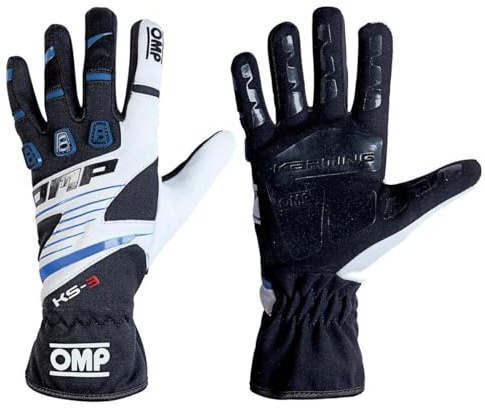 OMP OMPKK02 743E175005 MY2018 KS 3 Glove – White/Black, Size 5