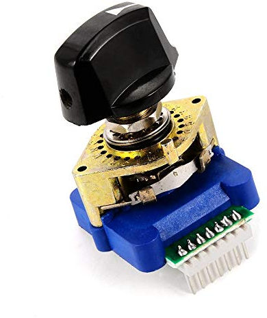 DCRS-01J - Interruptor giratorio de código digital con perilla de plástico para control industrial