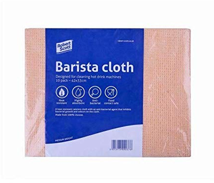 Barista Cleaning Cloths 10 Pack Ideal for Cleaning All HOT Drinks Machines
