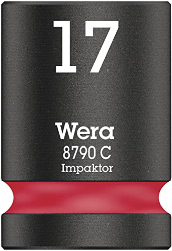 WERA-05004574001-8790 C Impaktor 17,0 - Llave de vaso larga con arrastre de 1/2