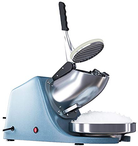 Tritaghiaccio Frantumatore Di Ghiaccio Elettrico A Doppia Lama In Acciaio Inossidabile Per Rasoio Da Ghiaccio , 209lb / H Macchina Per Ghiaccio Tritata A Cono Di Neve, Per Ristorante E Casa