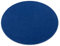 rugsx Einfarbiger Teppich Eton für Zimmer, Wohnzimmer, Schlafzimmer, Teppichboden Auslegware, Blau Verschiedene Größen, Kreis 200 cm