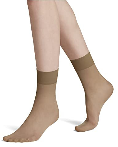 FALKE Femme Pure Matt 20 Den W So Transparentes Unies Chaussettes, Effet Peau Golden 4699, 39-42 EU