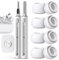 [3 Paar] Ersatz-Ohrstöpsel für AirPods Pro & AirPods Pro 2. Generation mit Reinigungsstift, keine Silikon-Ohrstöpsel, Schmerzen, weiche Silikon-Airpods Pro/Pro 2 Ohrstöpsel (Größen S/M/L), Weiß